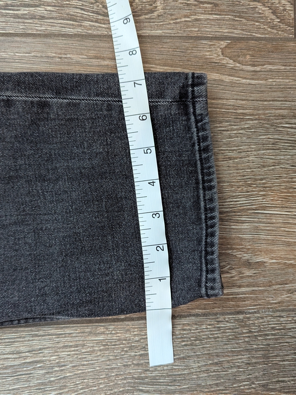 Abercrombie & Fitch 90s Slim Straight Jeans Criss Cross 33 / 16 Long Black - Picture 15 of 15